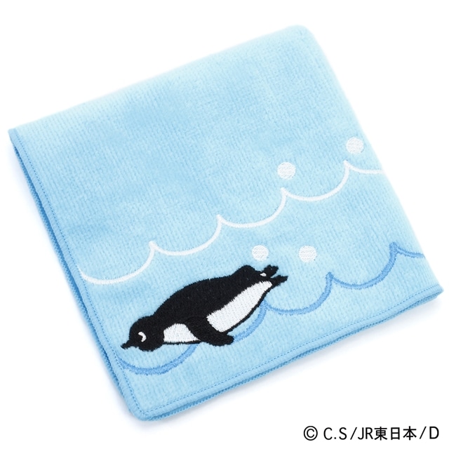 ◇Suicaのペンギン　タオルハンカチ（ブルー） 〈キタムラ〉