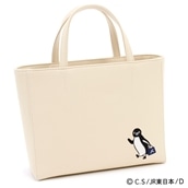 ◇【硬券マグネット付】Suicaのペンギン　ハンドバッグ(ベージュ) 〈キタムラ〉