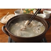 【水炊き×麺】絶品スープを最後まで味わう！鶏白湯スープの水炊き鍋セット 煮込み麺付き 2〜3人前 〈築地 鳥藤〉