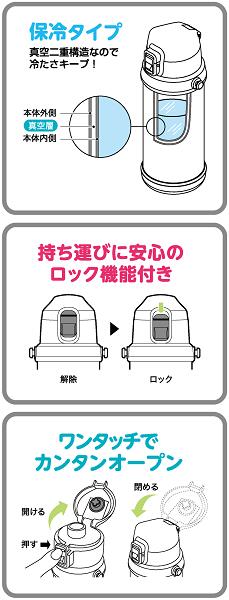 送料無料】 新幹線 保冷専用 ダイレクト ステンレスボトル（水筒 