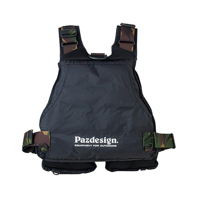 パズデザイン ｐｂｖ ００１ オカッパリフロートベスト ブラック グリーンカモｐ 釣具のキャスティング Jre Mall店 Jre Pointが 貯まる 使える Jre Mall