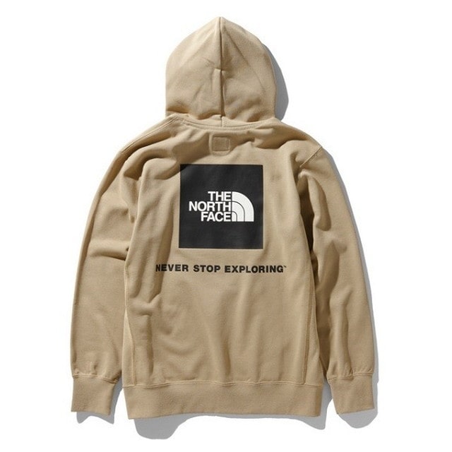 ノースフェイス 20SS バックスクエアロゴフーディ NT12034 WB(ツイルベージュ) Lサイズ: 釣具の