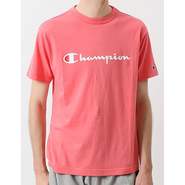 チャンピオン T Shirt Basic Tシャツ Champion C3 P302 M 9 ピンク Jr東日本スポーツ Jre Pointが 貯まる 使える Jre Mall