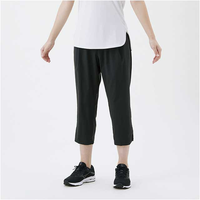 ミズノ ストレッチ7分丈パンツ 大人用 レディース ウィンドブレーカー Mizuno 32md1331 M 09 ブラック Jr東日本スポーツ Jre Pointが 貯まる 使える Jre Mall