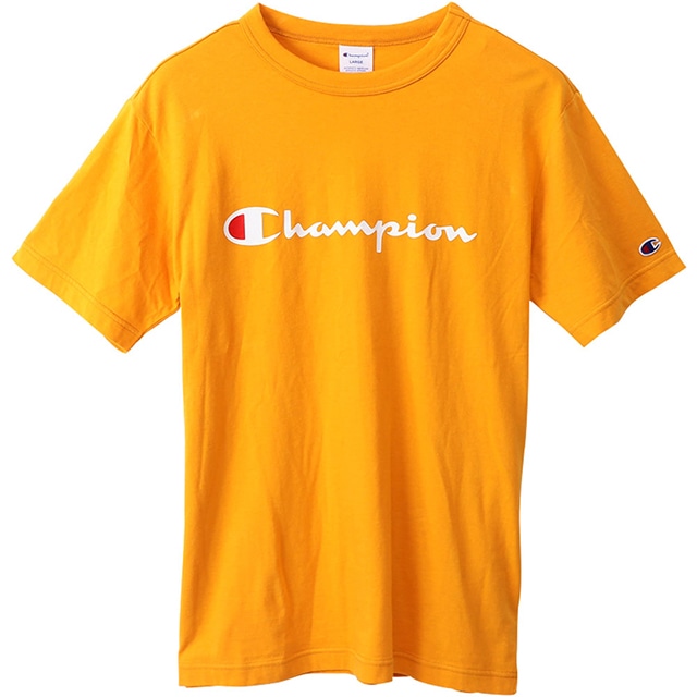 チャンピオン T Shirt Basic Tシャツ Champion C3 P302 M 740 イエロー Jr東日本スポーツ Jre Pointが 貯まる 使える Jre Mall