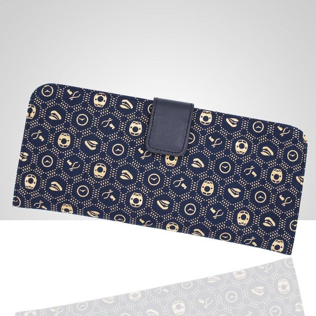 新幹線柄長財布 紺革 白漆 紺革 白漆 Jizaing Inden Jre Pointが 貯まる 使える Jre Mall