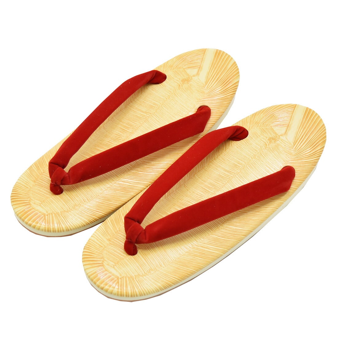 雪駄 単品 日本製 女物 雪駄 ビニール黄畳表 赤花緒 アメ底 L 赤 飴ゴム底 おしゃれ 通年用 大人 レディース 女性 0 0 着物なごみや Jre Mall