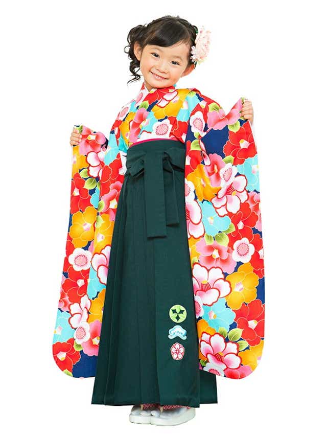 卒園式 袴 セット 小町kids 女の子卒園式4点セット 保育園 幼稚園 着物 襦袢 袴 帯 礼装 通年用 子供 女の子 女児 Kks19khs3 Kks19khs3 着物なごみや Jre Pointが 貯まる 使える Jre Mall