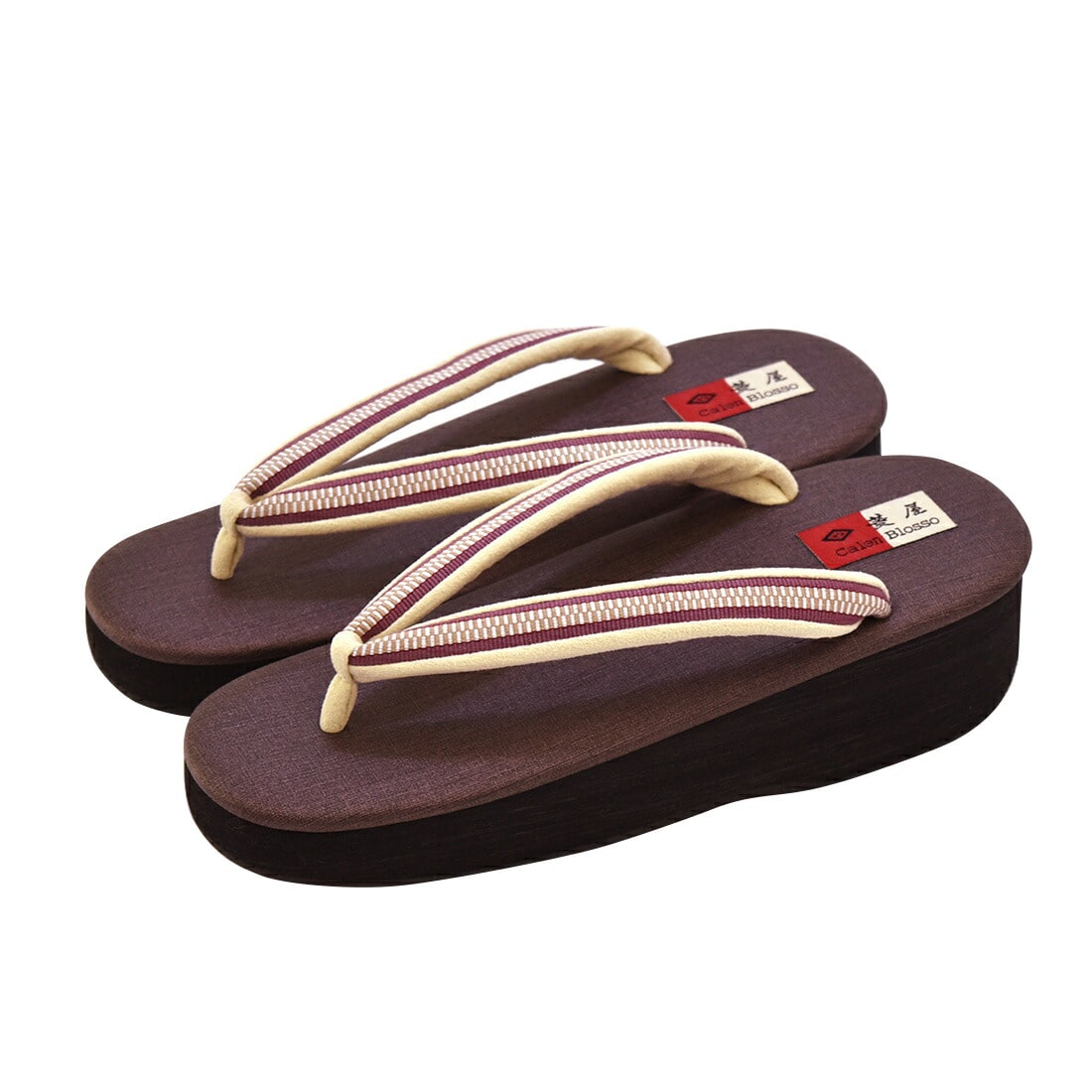 草履 単品 日本製 菱屋 カフェ草履 カレンブロッソ 真田紐花緒 S L 全4種 小紋 紬用 おしゃれ 通年用 大人 レディース 女性 S 3薄紫 紫 S 3薄紫 紫 着物なごみや Jre Pointが 貯まる 使える Jre Mall