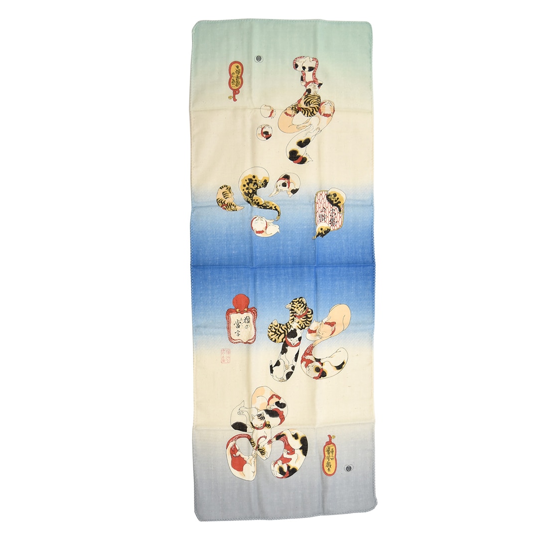 和雑貨 日本製 彩 国芳の浮世絵手拭い 手ぬぐい 二重ガーゼ おしゃれ 通年用 大人 女性 男性 4543蛸とふぐ 4543蛸とふぐ 着物なごみや Jre Pointが 貯まる 使える Jre Mall