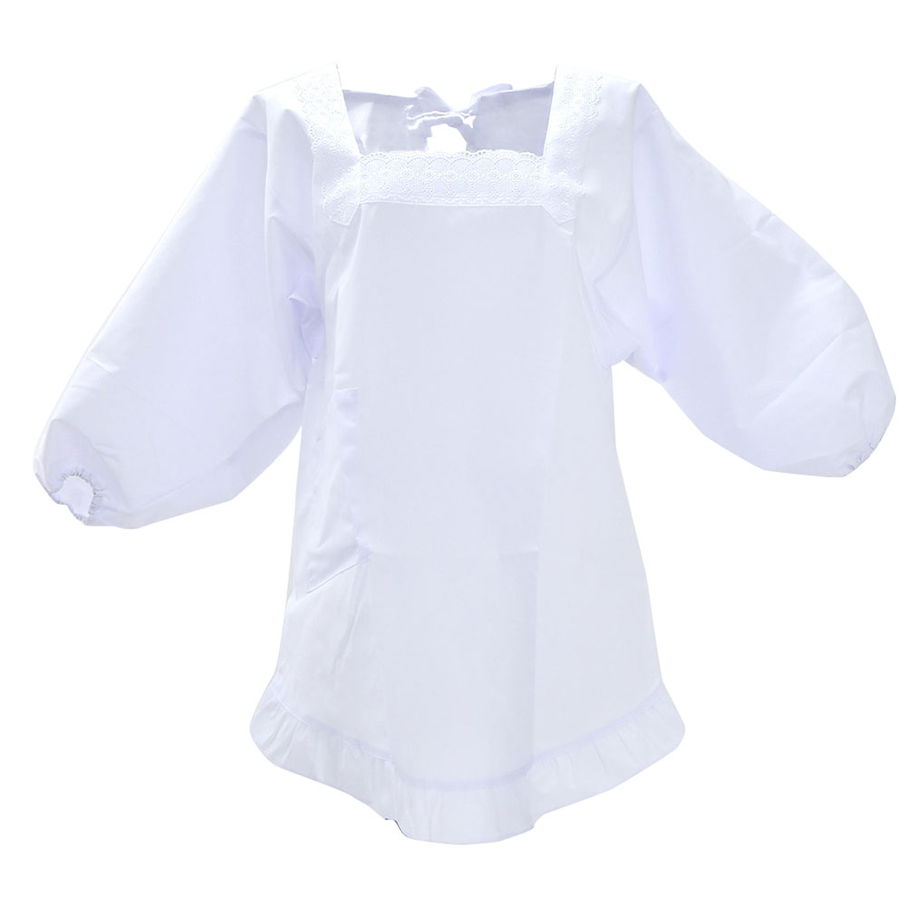 着物 台所用品 日本製 和装割烹着レース付き 85m 90l 白 割烹着 ゆったり袖 レース衿 短め丈 礼装 おしゃれ 通年用 大人 レディース 女性 90m 白 Js10 90m 白 着物なごみや Jre Pointが 貯まる 使える Jre Mall