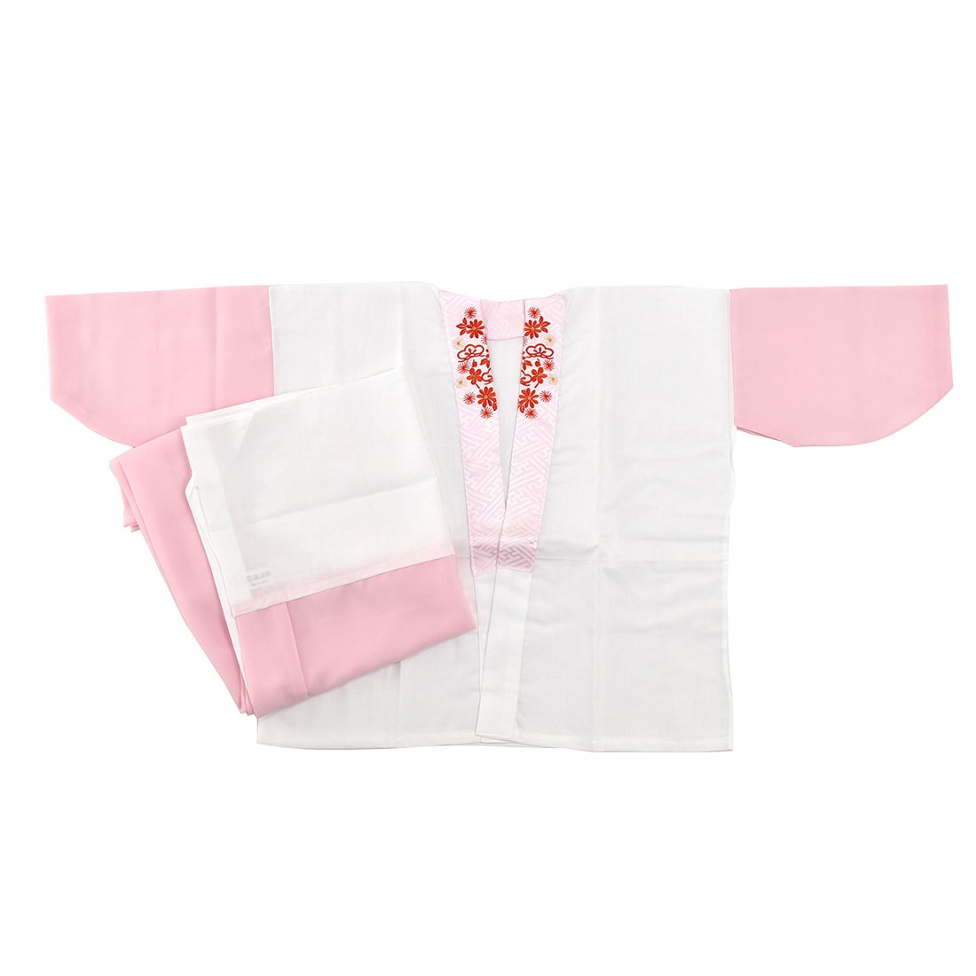 七五三 和装下着 日本製 子供用 半衿付き肌着 裾除けセット 7歳 全3色 うそつき襦袢 裾よけ 礼装 おしゃれ 袷 春秋冬用 子供 女の子 女児 ピンク ピンク 着物なごみや Jre Pointが 貯まる 使える Jre Mall