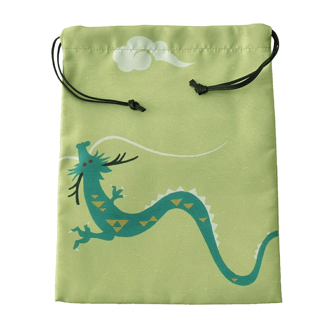 和雑貨 日本製 彩 干支遊び巾着 全13種 小物入れ 巾着袋 ポーチ 小銭入れ おしゃれ 通年用 大人 女性 男性 4910辰 黄緑 Js10 4910辰 黄緑 着物なごみや Jre Pointが 貯まる 使える Jre Mall