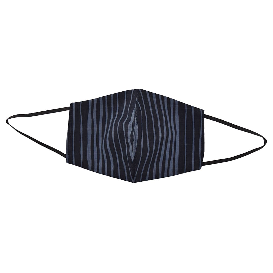 マスク 洗える 肌に優しい 日本製 和柄 ガーゼ 布マスク 大人用 全13種 息がしやすい 天然素材 敏感肌 立体 おしゃれ 通年用 大人 女性 男性 よろけ縞 黒 夏セール22年 よろけ縞 黒 着物なごみや Jre Pointが 貯まる 使える Jre Mall