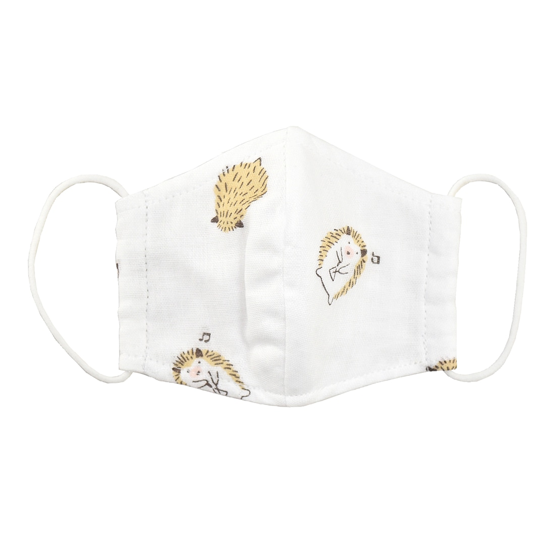 マスク 洗える 肌に優しい 日本製 かわいい 和柄 ガーゼ 布マスク 子供用 小さめ 全14種 息がしやすい 天然素材 敏感肌 立体 おしゃれ 通年用 子供 女児 男児 小さめ はりねずみ 白 小さめ はりねずみ 白 着物なごみや Jre Pointが 貯まる 使える Jre Mall
