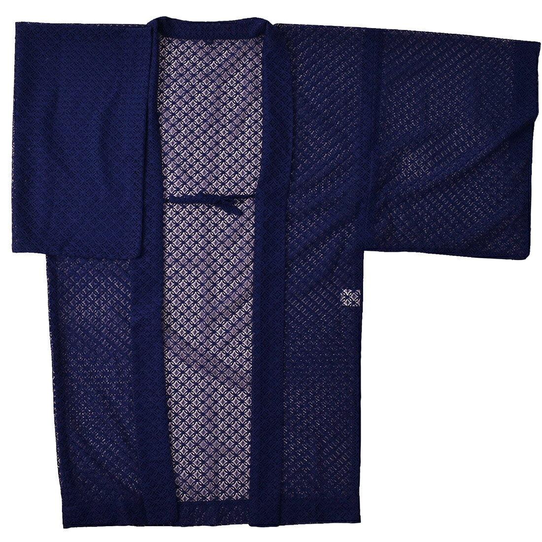 着物 和装 羽織 日本製 なごみや レース 長羽織 七宝柄 無地 F 全4色 