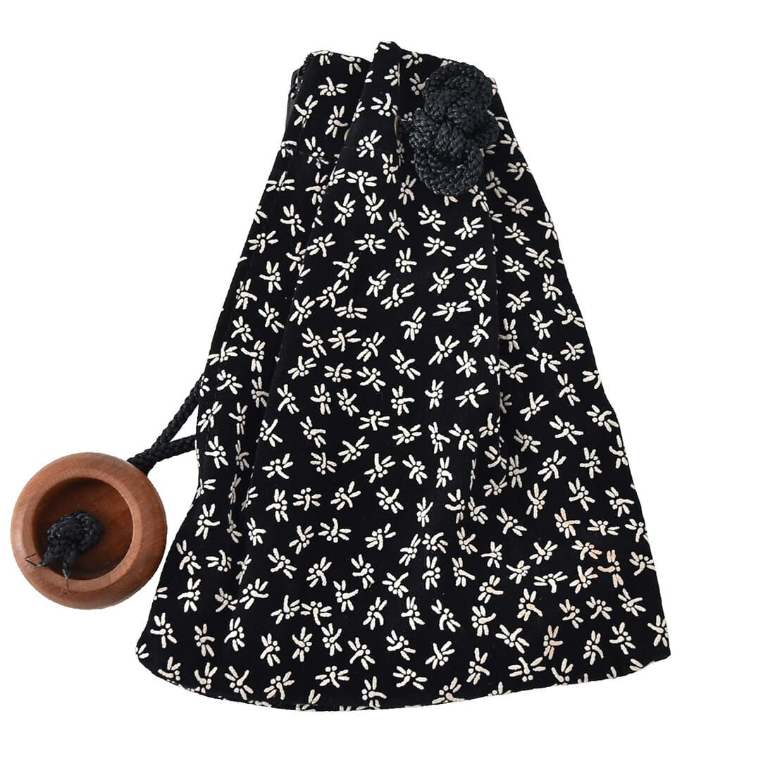 祭り衣装 巾着袋 日本製 訳あり 腰下げ 巾着 木玉付 印伝調 小 全16種 腰巾着 バッグ ポーチ 財布 煙草 小物入れ 礼装 おしゃれ 通年用 大人 メンズ 男性 小 とんぼ 黒 夏セール22年 小 とんぼ 黒 着物なごみや Jre Pointが 貯まる 使える Jre Mall