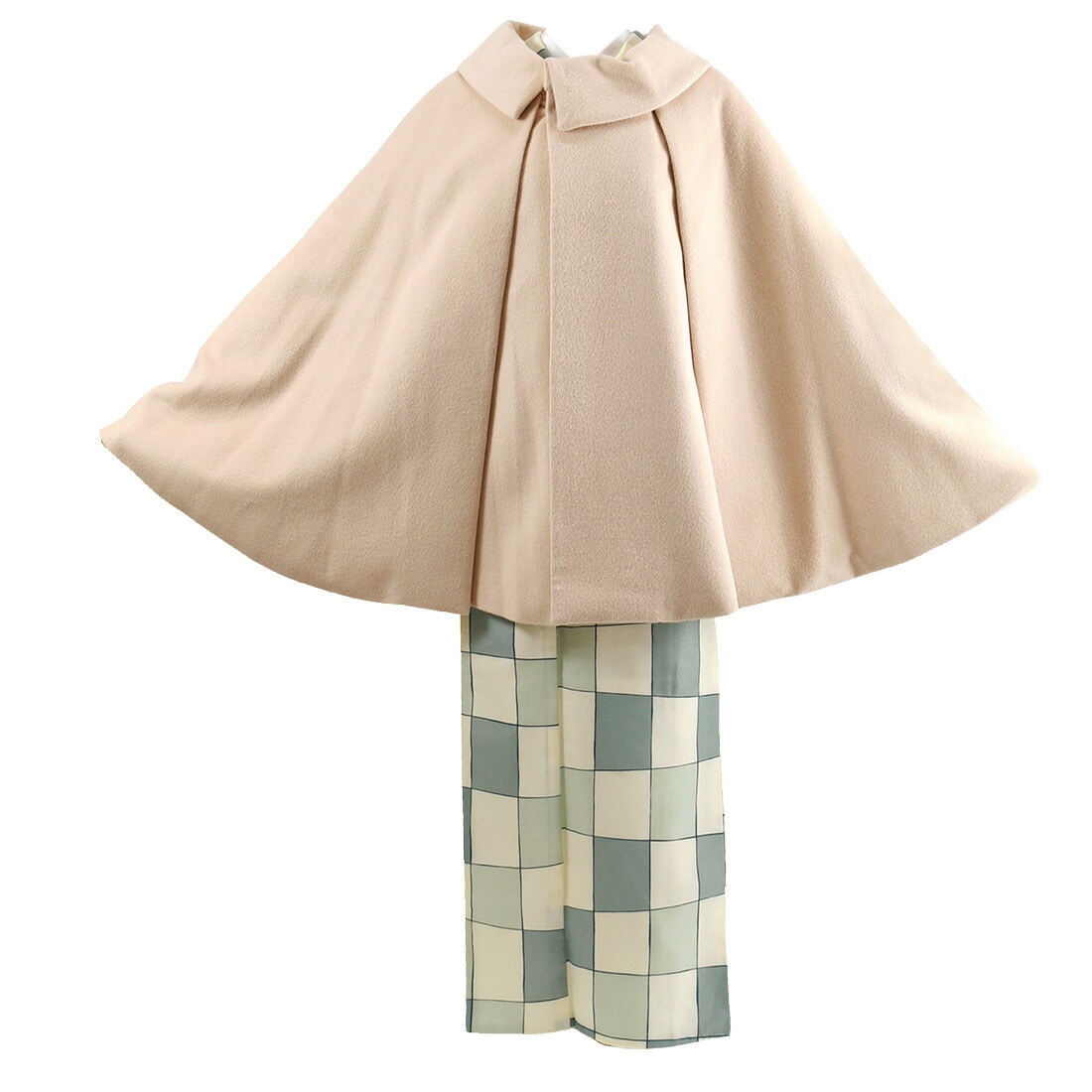 着物 マント コート 日本製 アンゴラ混 二重 ケープ 75cm 全4色 和装 ...