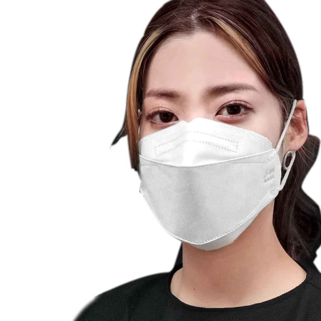 不織布マスク 立体  血色 カラー 日本製 J-95 サージカルマスク 30枚入 標準 全11色 医療用 JIS規格適合 4層 飛沫 花粉 PM2.5 個包装 おしゃれ 通年用 大人 女性 男性 標準 白