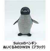 【NewDays倉庫出荷】【常温商品】【雑貨】Suicaのペンギン　ぬいぐるみEDWIN（ブラック）