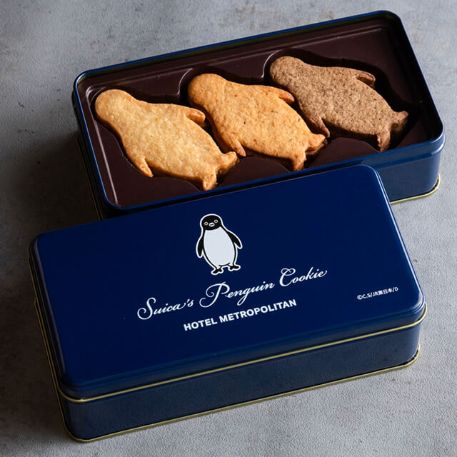 完売【2月23日(金)発送分】Suicaのペンギン 大人のクッキー <ネイビー缶> 2024