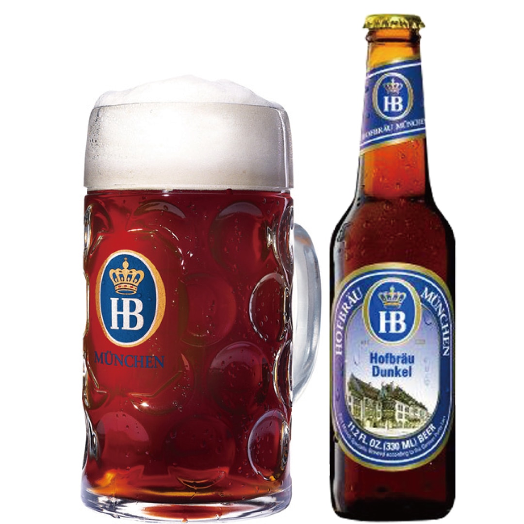 ホフブロイ・ドゥンケル クラフトビール ドイツビール 黒ビール 330ml 瓶 6本セット