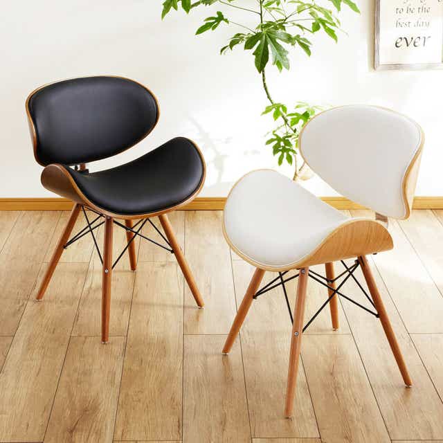 ベルメゾン 曲げ木のデザインチェア レッド(- レッド): ベルメゾン JRE