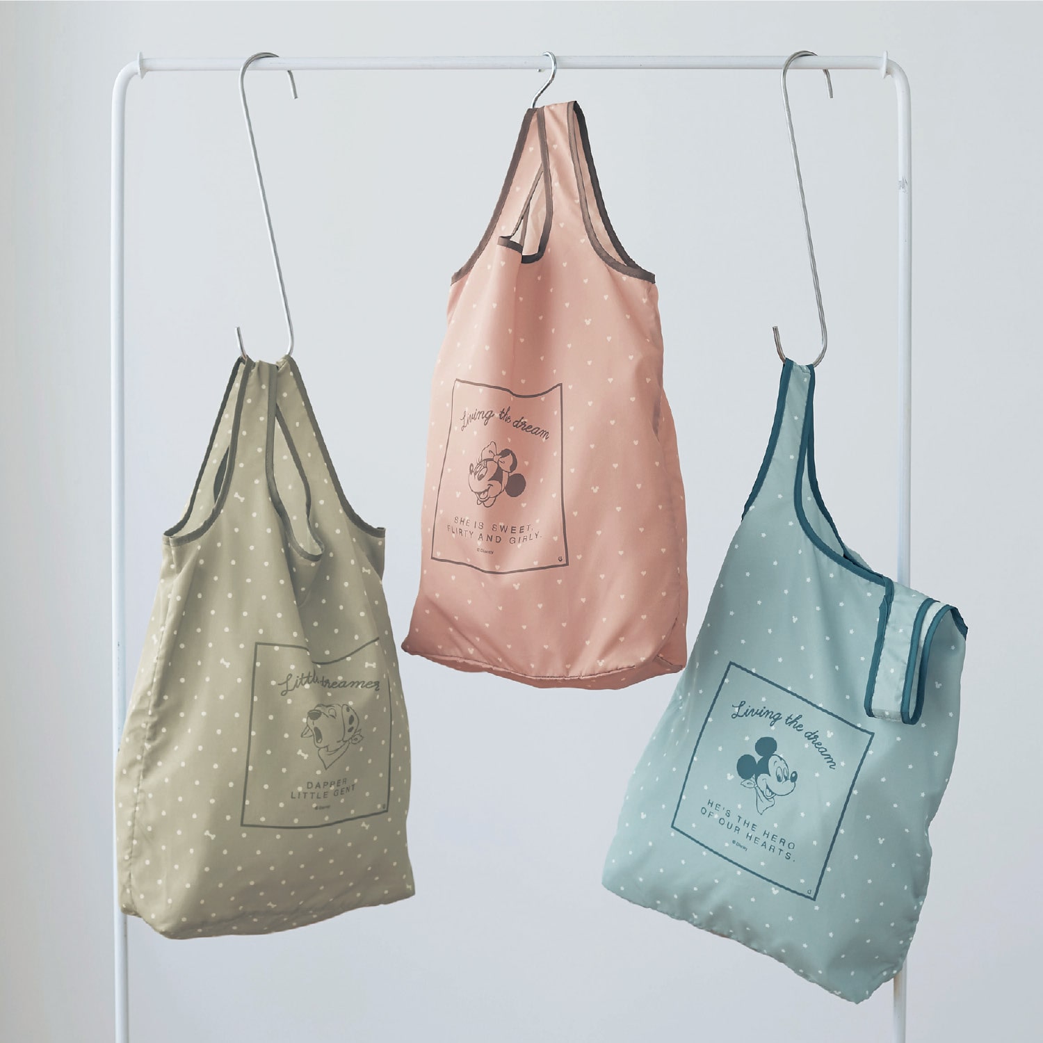 ベルメゾン ディズニー 耐久撥水傘生地使用のマチ付きショッピングバッグ 選べるキャラクター ミッキーマウス ミッキーマウス ベルメゾン Jre Mall店 Jre Mall