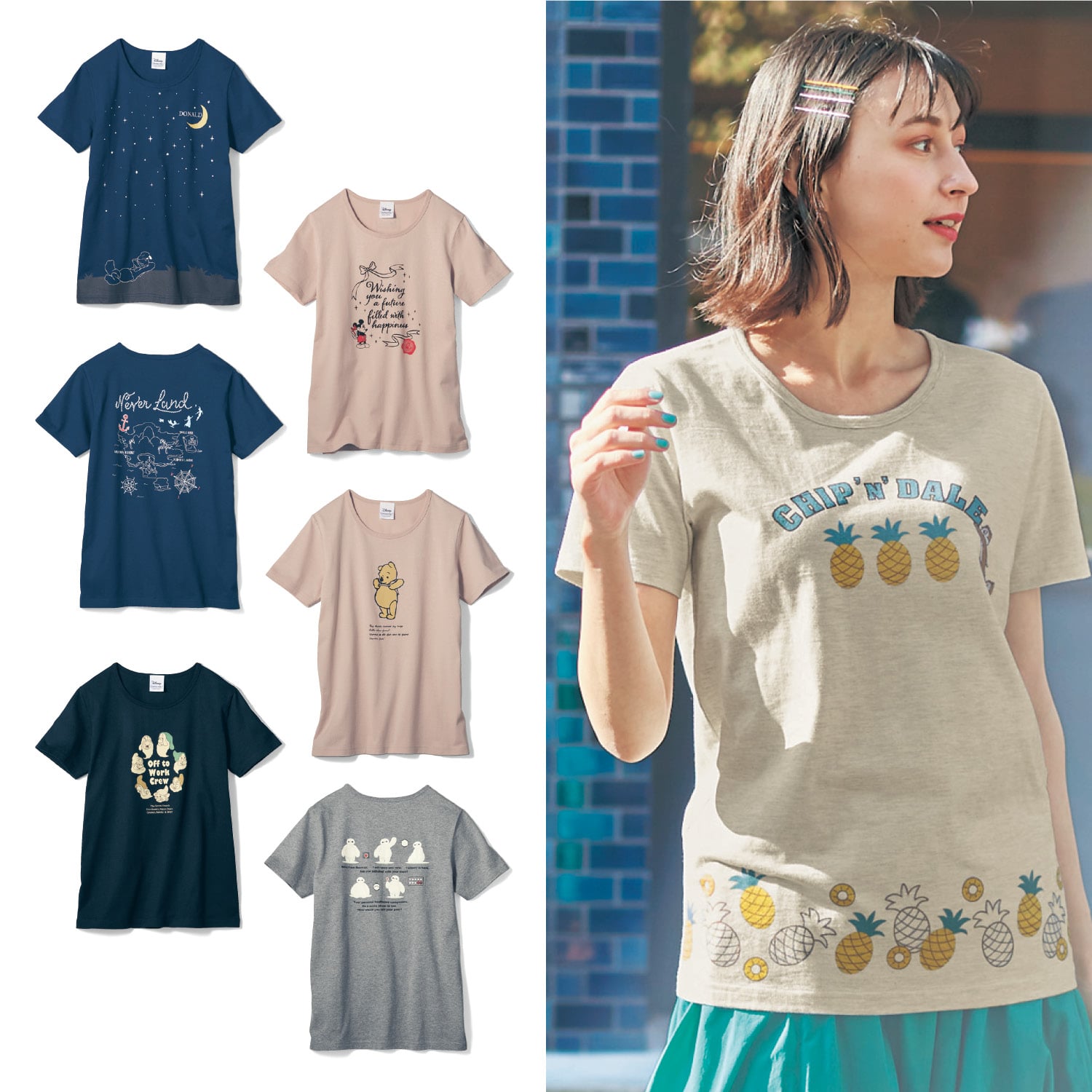 ベルメゾン ディズニー 身生地綿100 半袖tシャツ 選べるキャラクター ミッキー ミニー Ll Ll ミッキー ミニー ベルメゾン Jre Mall店 Jre Pointが 貯まる 使える Jre Mall