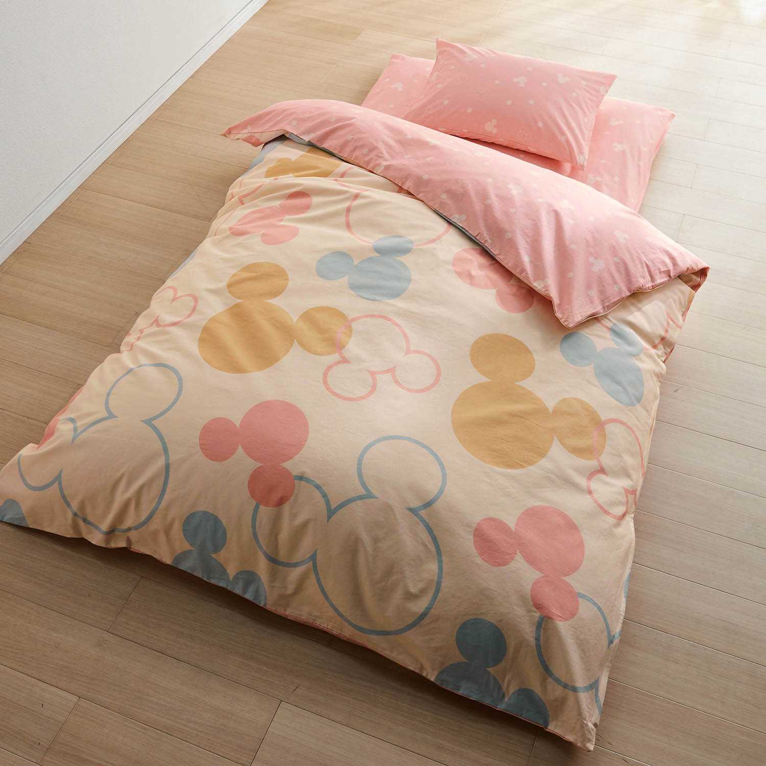 ベルメゾン ディズニー ダニを通しにくい布団カバーセット(3点