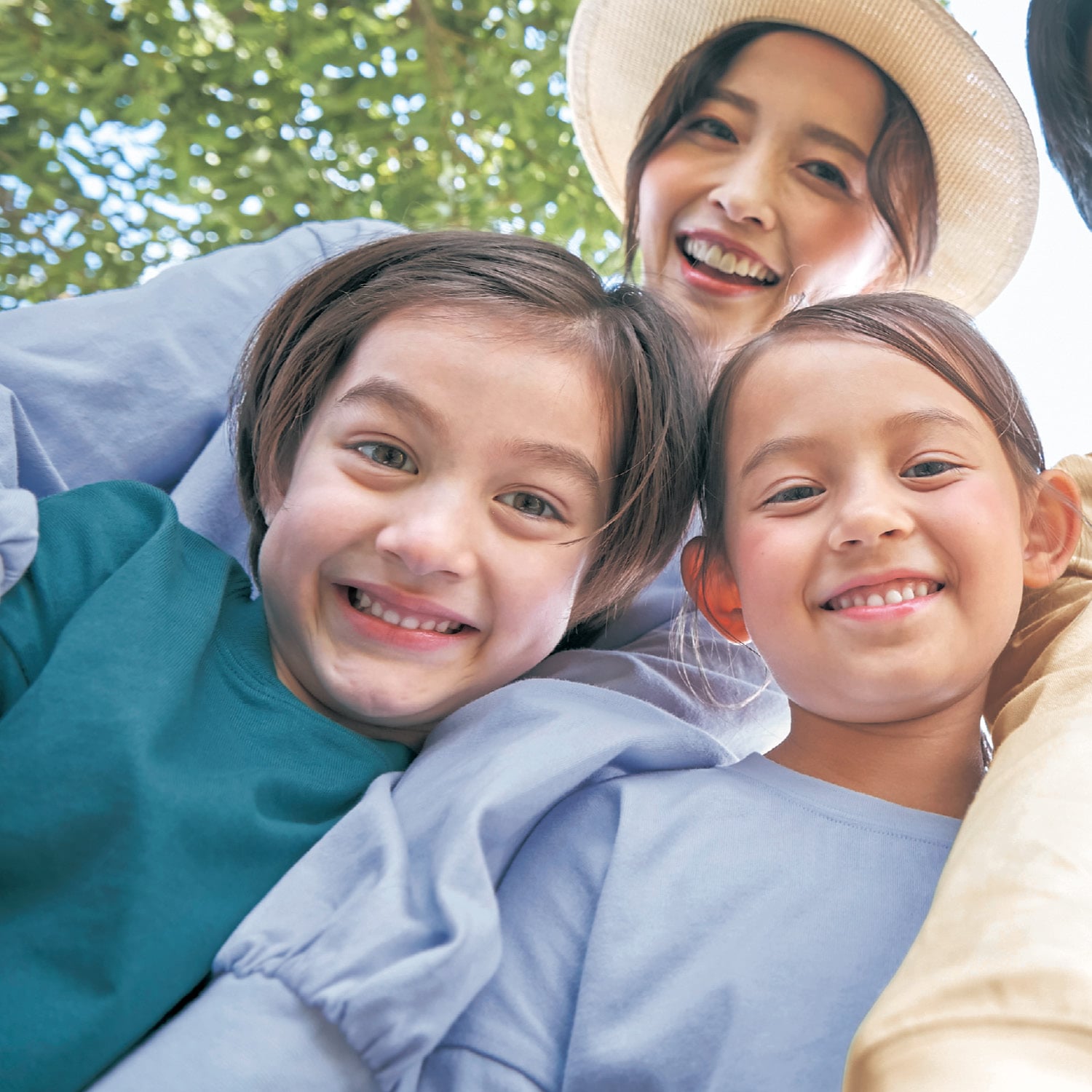 ベルメゾン 家族でおそろいキズナを深めるキッズ長袖プルオーバー グレイッシュブルー 160 160 グレイッシュブルー ベルメゾン Jre Mall店 Jre Mall