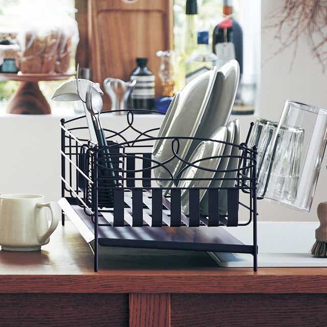 ベルメゾン 水を流す 流さないを選べるアイアンの水切りかご L L ベルメゾン Jre Mall店 Jre Pointが 貯まる 使える Jre Mall