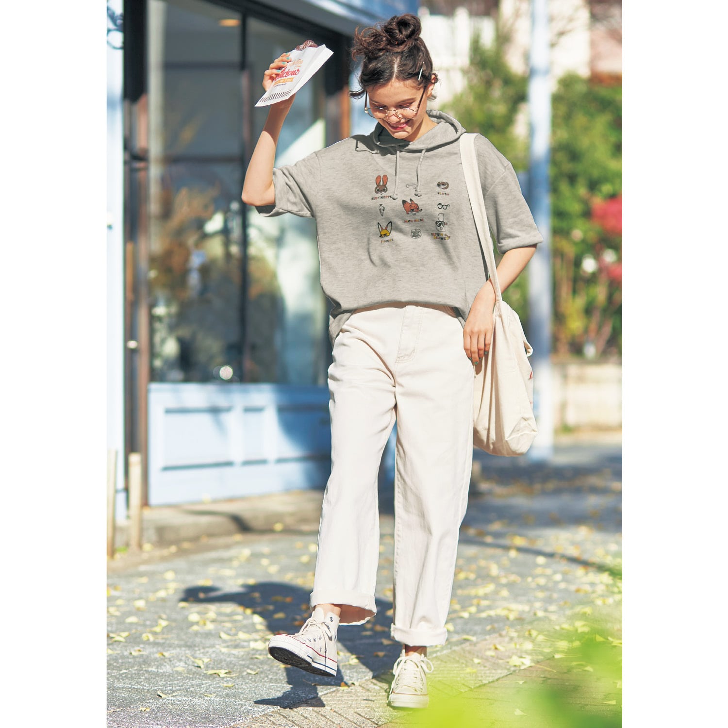 ベルメゾン ディズニー プルオン半袖パーカ 選べるキャラクター ズートピア M M ズートピア ベルメゾン Jre Mall店 Jre Pointが 貯まる 使える Jre Mall