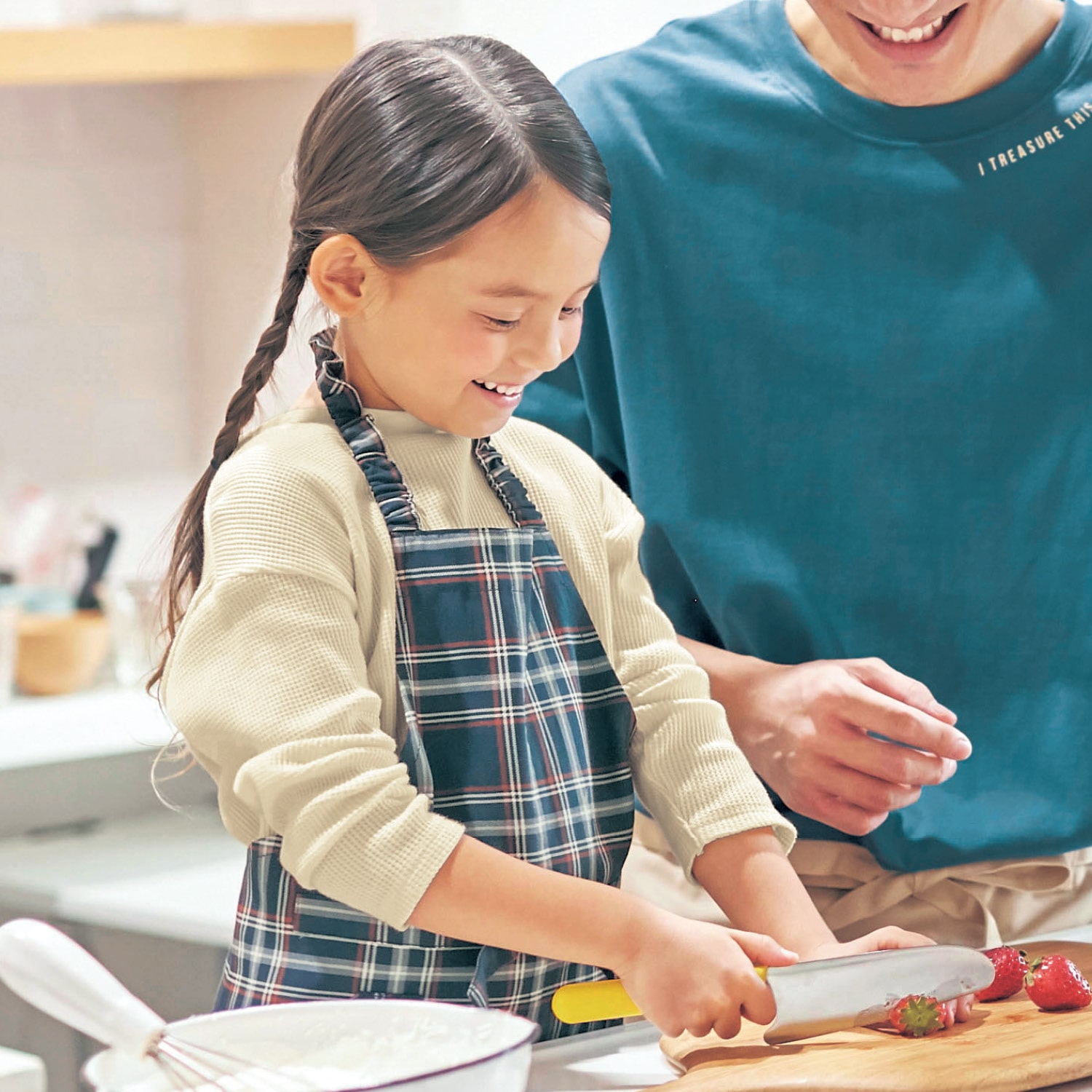 ベルメゾン 親子でおそろい子供エプロン 三角巾セット ベージュ 150 160 150 160 ベージュ ベルメゾン Jre Mall店 Jre Mall