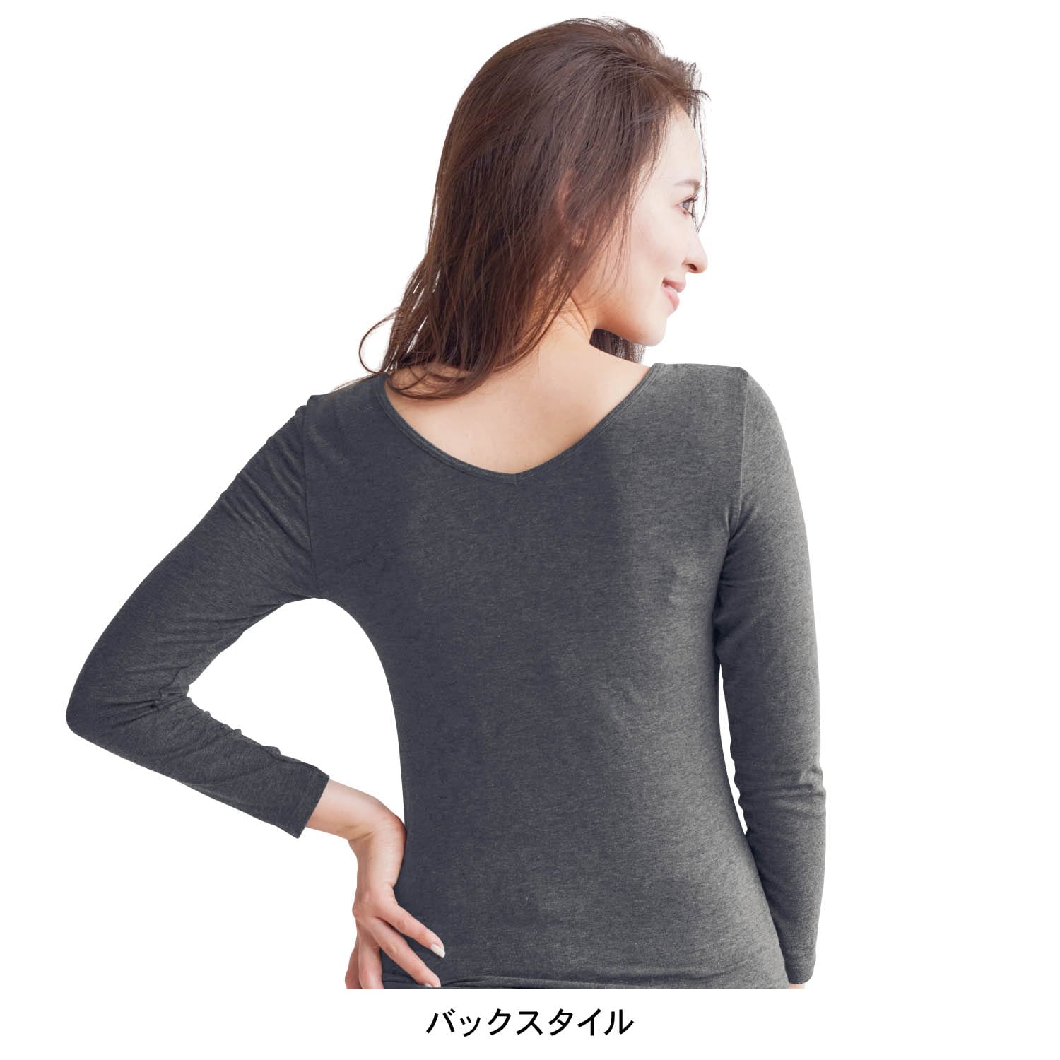 ベルメゾン あったかインナー ｖネック九分袖レディース アンティークネイビー Ll Ll アンティークネイビー ベルメゾン Jre Mall店 Jre Pointが 貯まる 使える Jre Mall