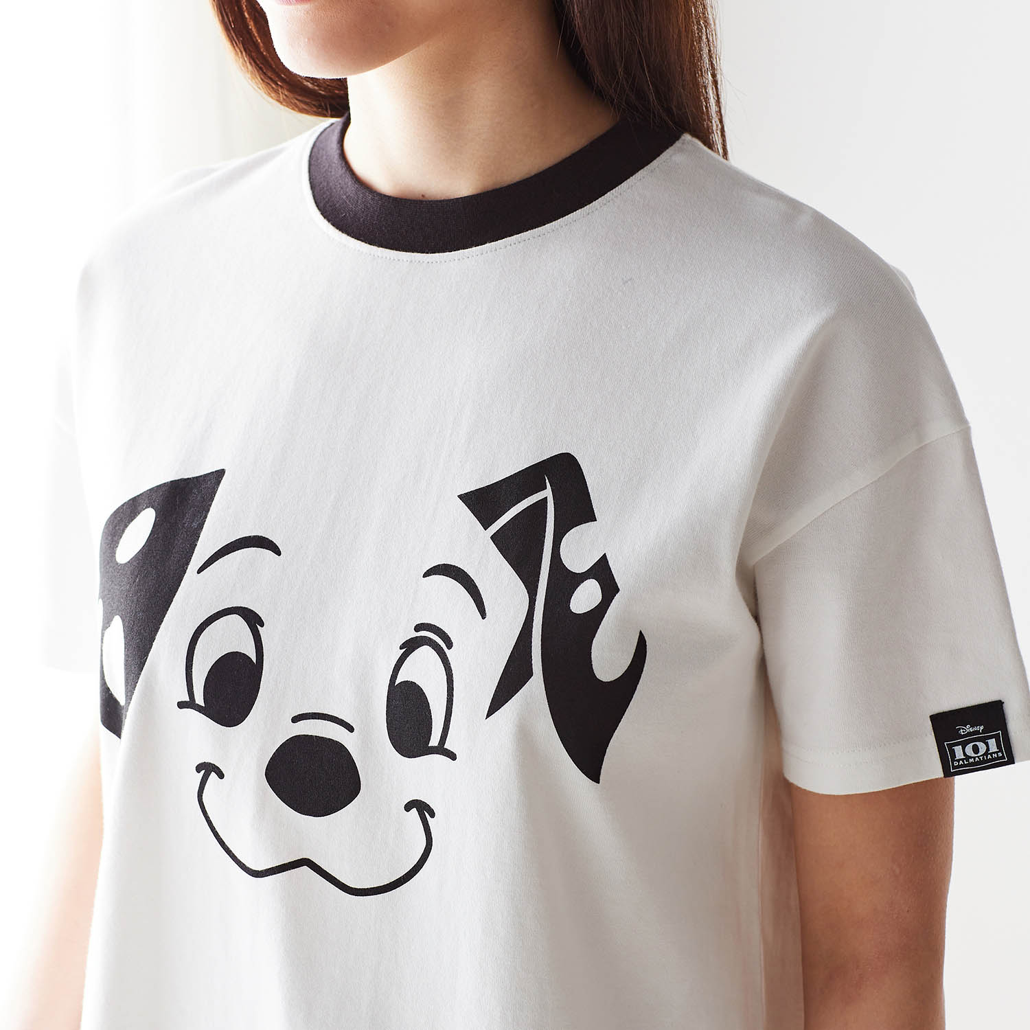 ベルメゾン ディズニー かおかお半袖ｔシャツ 選べるキャラクター １０１匹わんちゃん Ll Ll １０１匹わんちゃん ベルメゾン Jre Mall店 Jre Mall