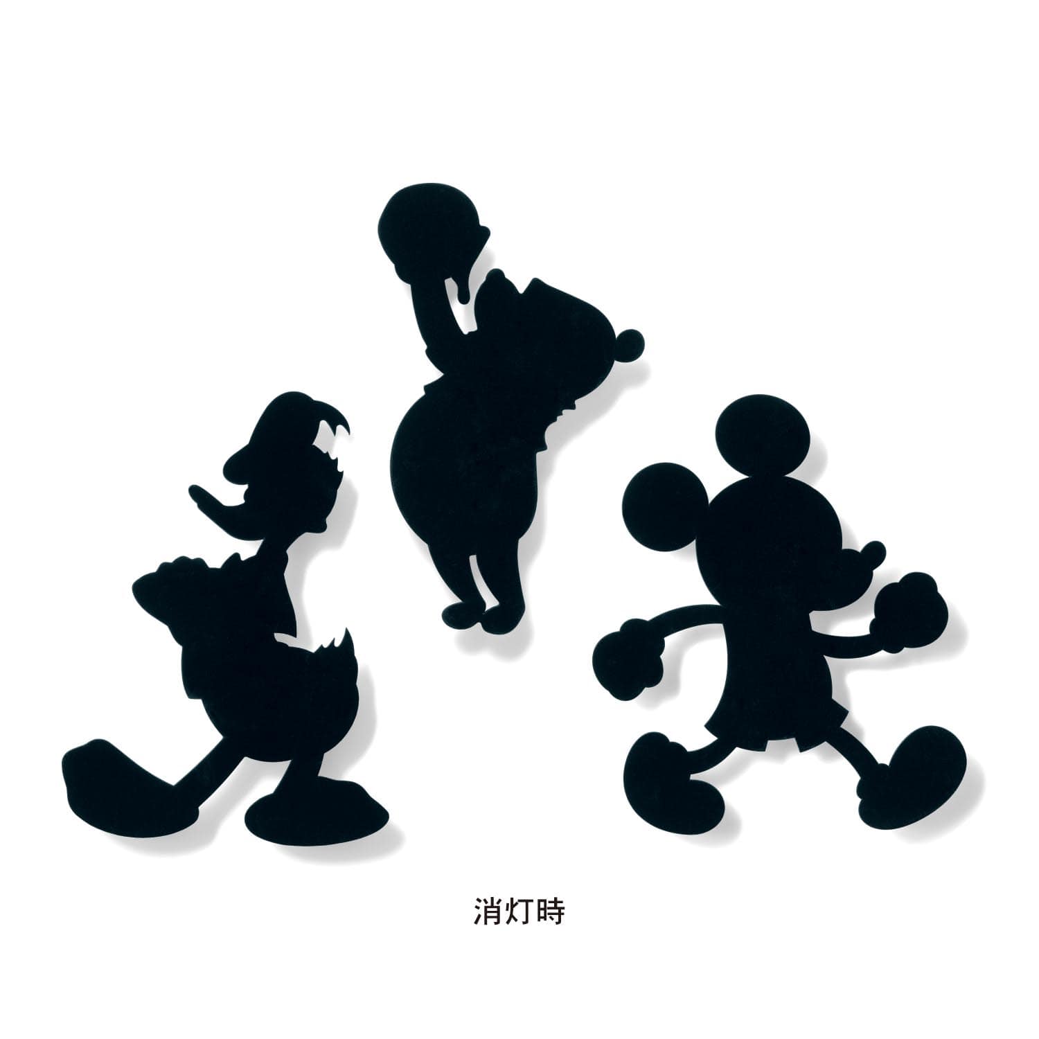 ベルメゾン ディズニー シルエットのウォールライト 日本製 選べるキャラクター ミッキーマウス ミッキーマウス ベルメゾン Jre Mall店 Jre Mall