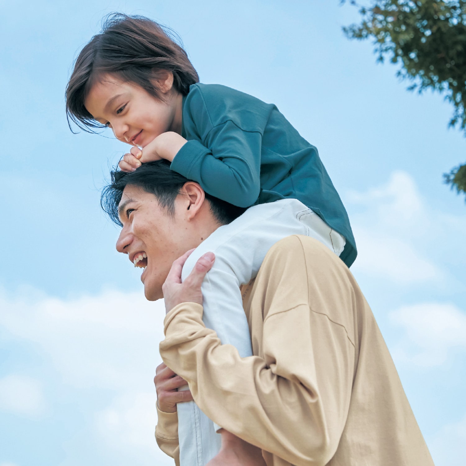 ベルメゾン 家族でおそろいキズナを深めるキッズ長袖プルオーバー グレイッシュブルー 160 160 グレイッシュブルー ベルメゾン Jre Mall店 Jre Mall