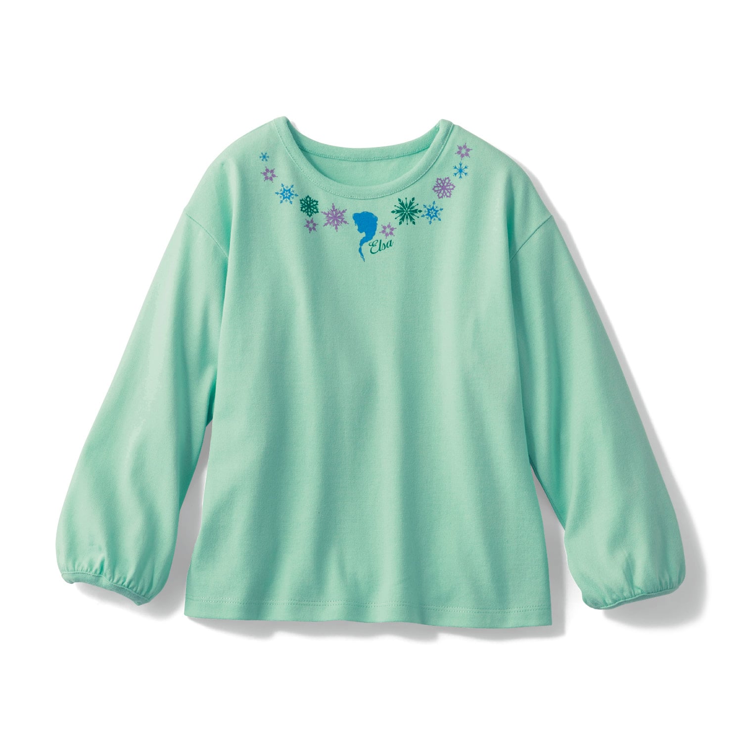 ベルメゾン ディズニー パフ長袖ｔシャツ 選べるキャラクター エルサ 110 110 エルサ ベルメゾン Jre Mall店 Jre Pointが 貯まる 使える Jre Mall