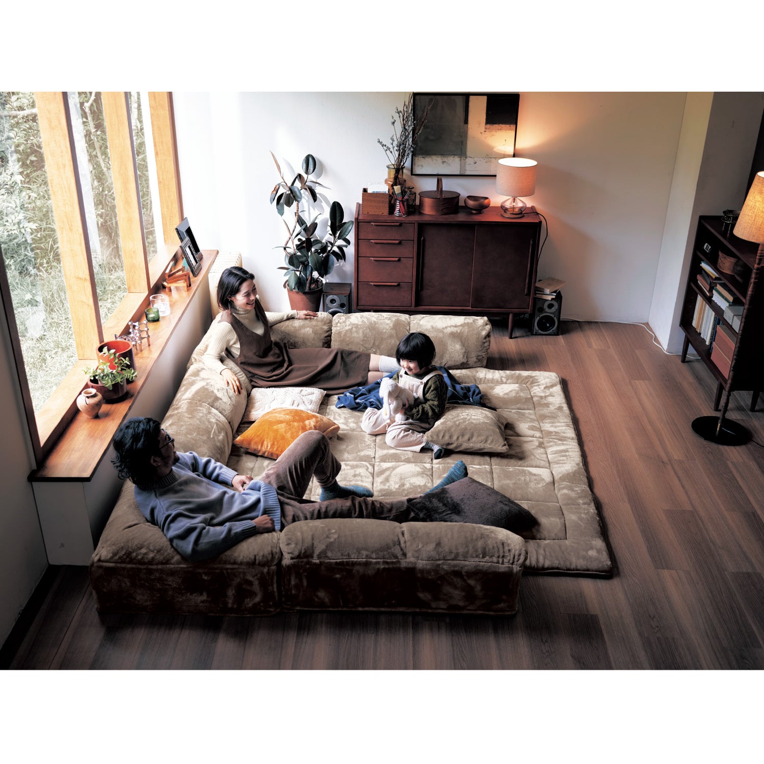 ベルメゾン メルトロ あったかなめらかなダブルコーナークッションセット ローソファー ベージュ 小 1 5 小 1 5 ベージュ ベルメゾン Jre Mall店 Jre Mall