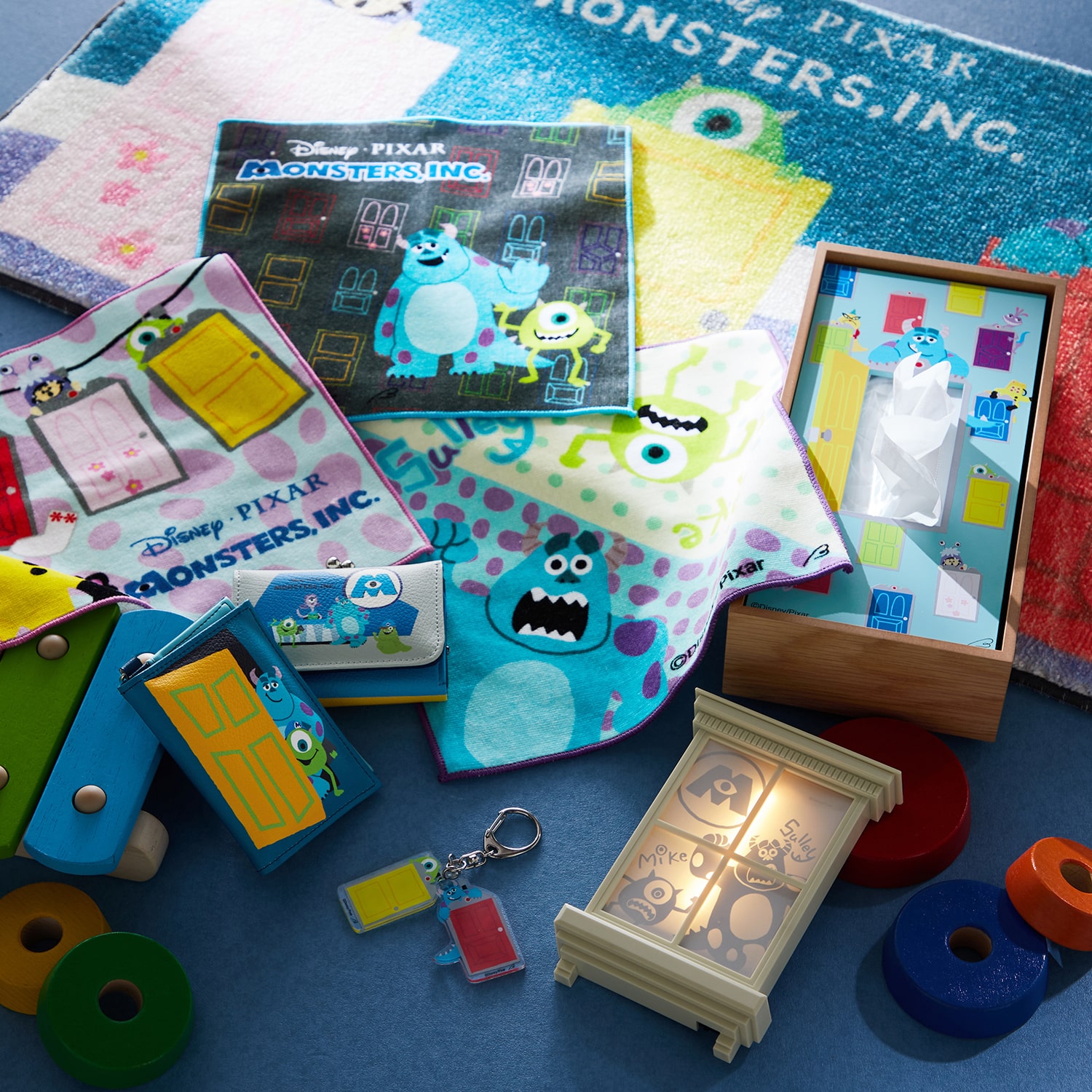 ベルメゾン ディズニー タオルハンカチ3柄セット モンスターズ インク ベルメゾン Jre Mall店 Jre Mall