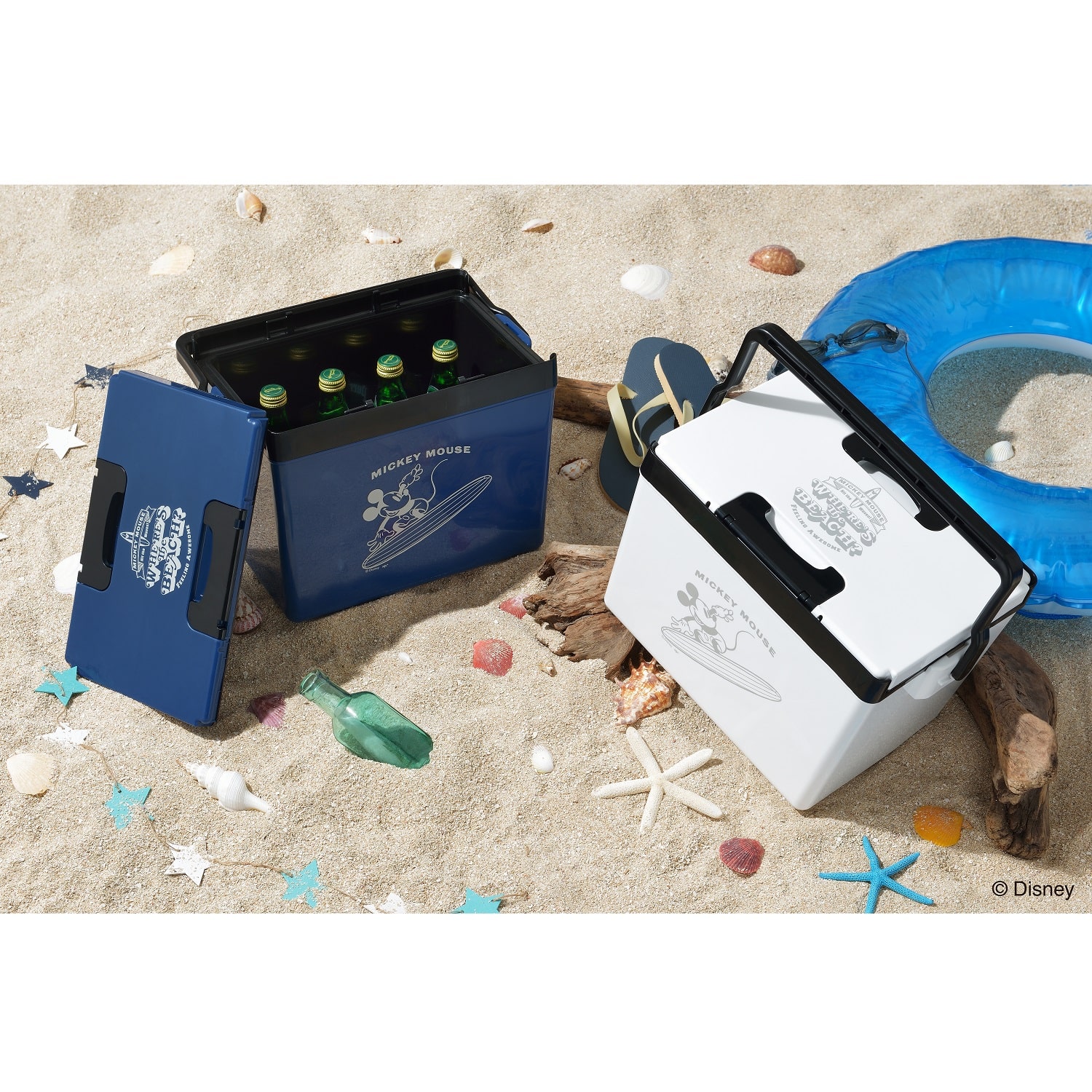 ベルメゾン ディズニー 両開きするクーラーボックス １２ｌ ブルー ブルー ベルメゾン Jre Mall店 Jre Mall