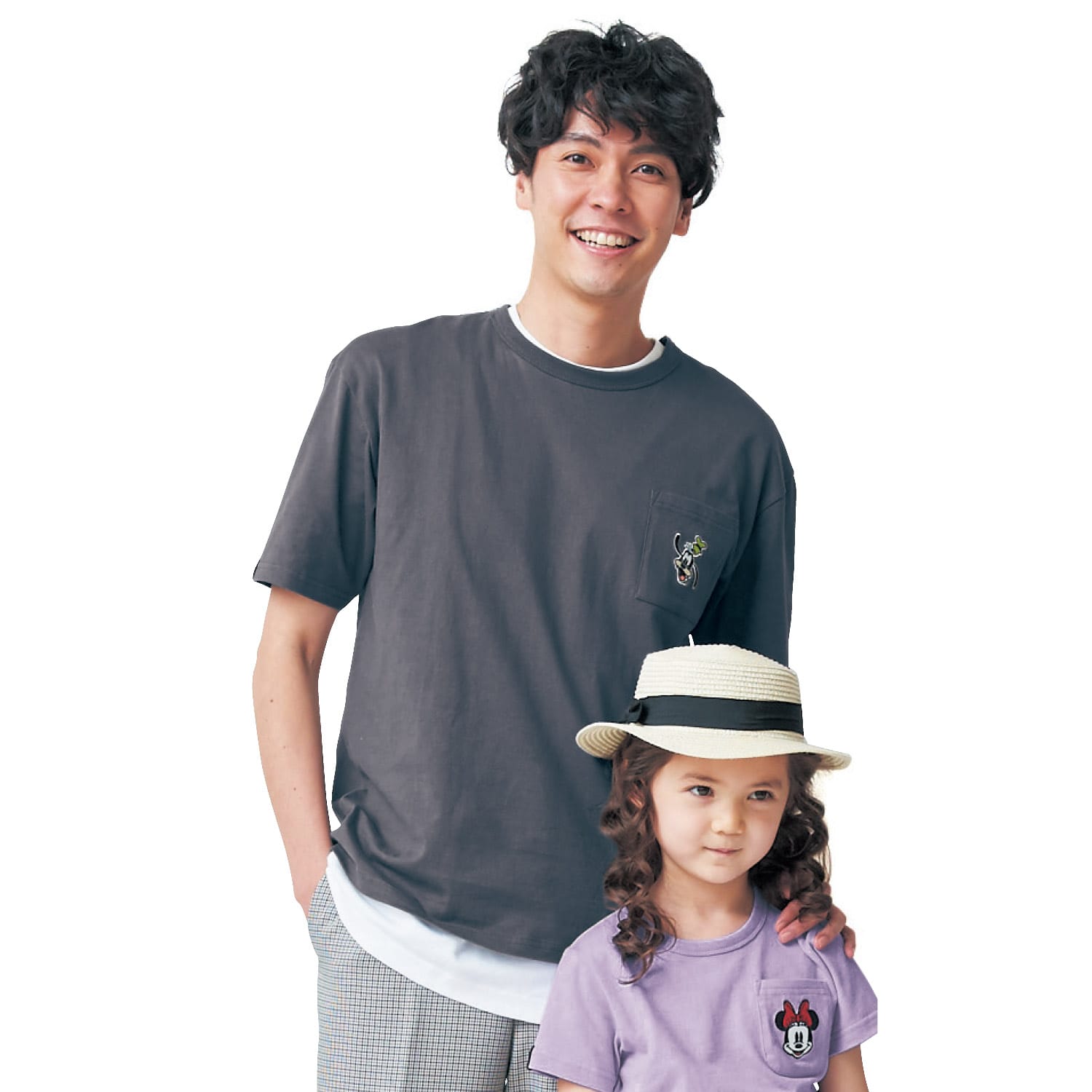 ベルメゾン ディズニー ちびかおポケットｔシャツ 選べるキャラクター ミッキーマウス S S ミッキーマウス ベルメゾン Jre Mall店 Jre Pointが 貯まる 使える Jre Mall