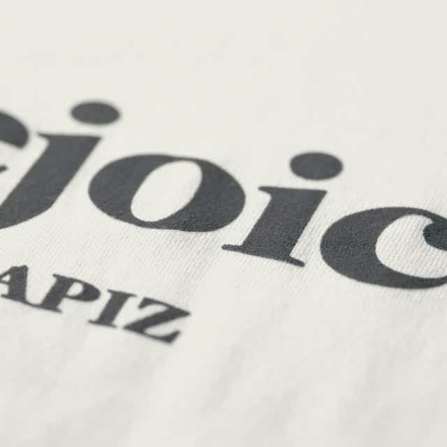 ベルメゾン フロッキープリントラグランスリーブTシャツ ピンクグレージュ×オフホワイト J－S（150～160）(J－S（150～160