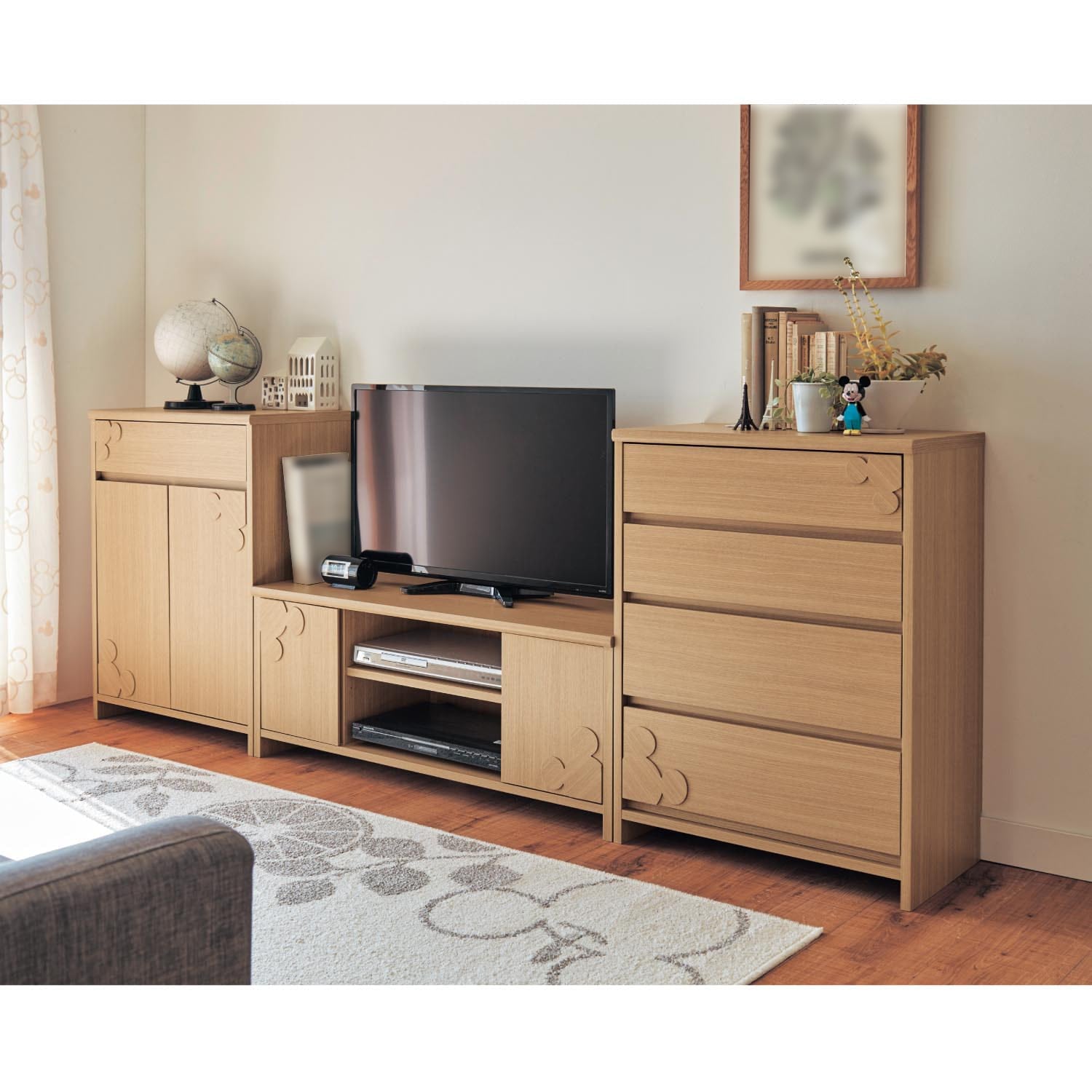 ディズニー ベルメゾン ミッキーモチーフ 可愛いテレビ台 ディズニー ベルメゾン ミッキーモチーフ 可愛いテレビ台
