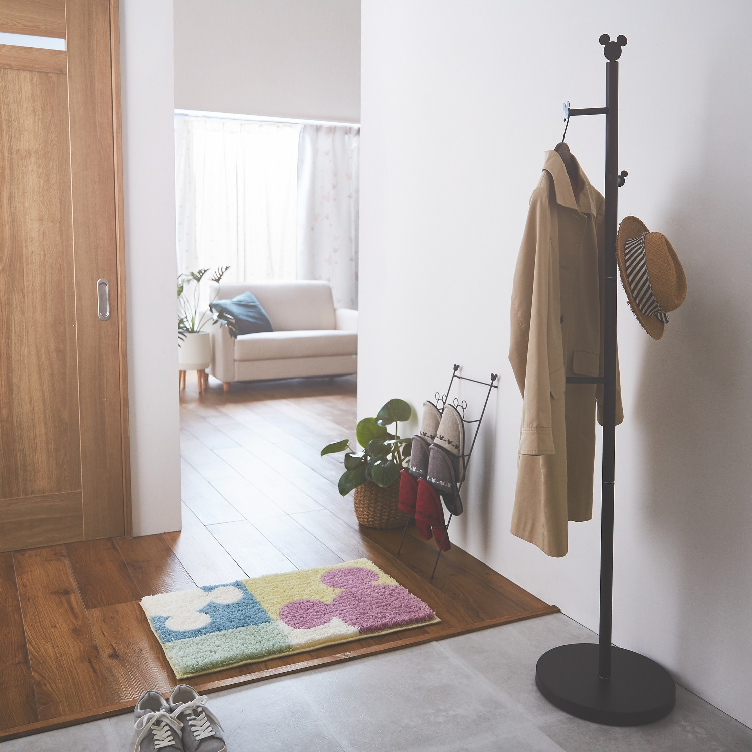 ベルメゾン ディズニー ポールハンガー ミッキーモチーフ ベルメゾン Jre Mall店 Jre Mall