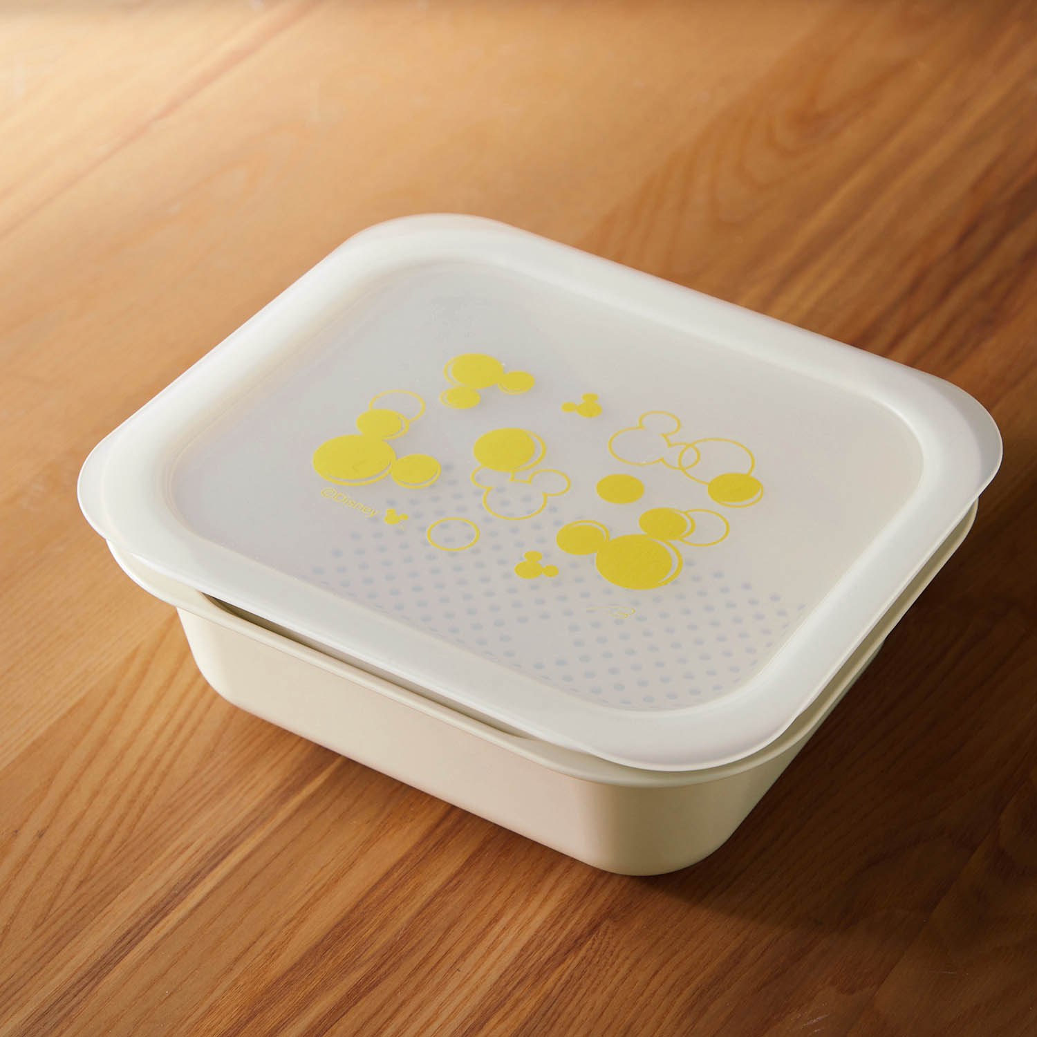 Tupperware タッパーウェア ディズニー スクエア 2個 - 保存容器・ケース