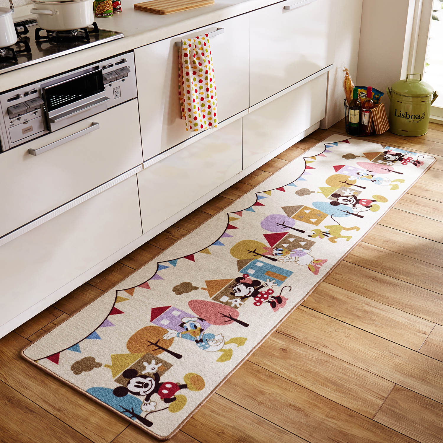 ベルメゾン ディズニー サイズ豊富なプリントキッチンマット(選べる