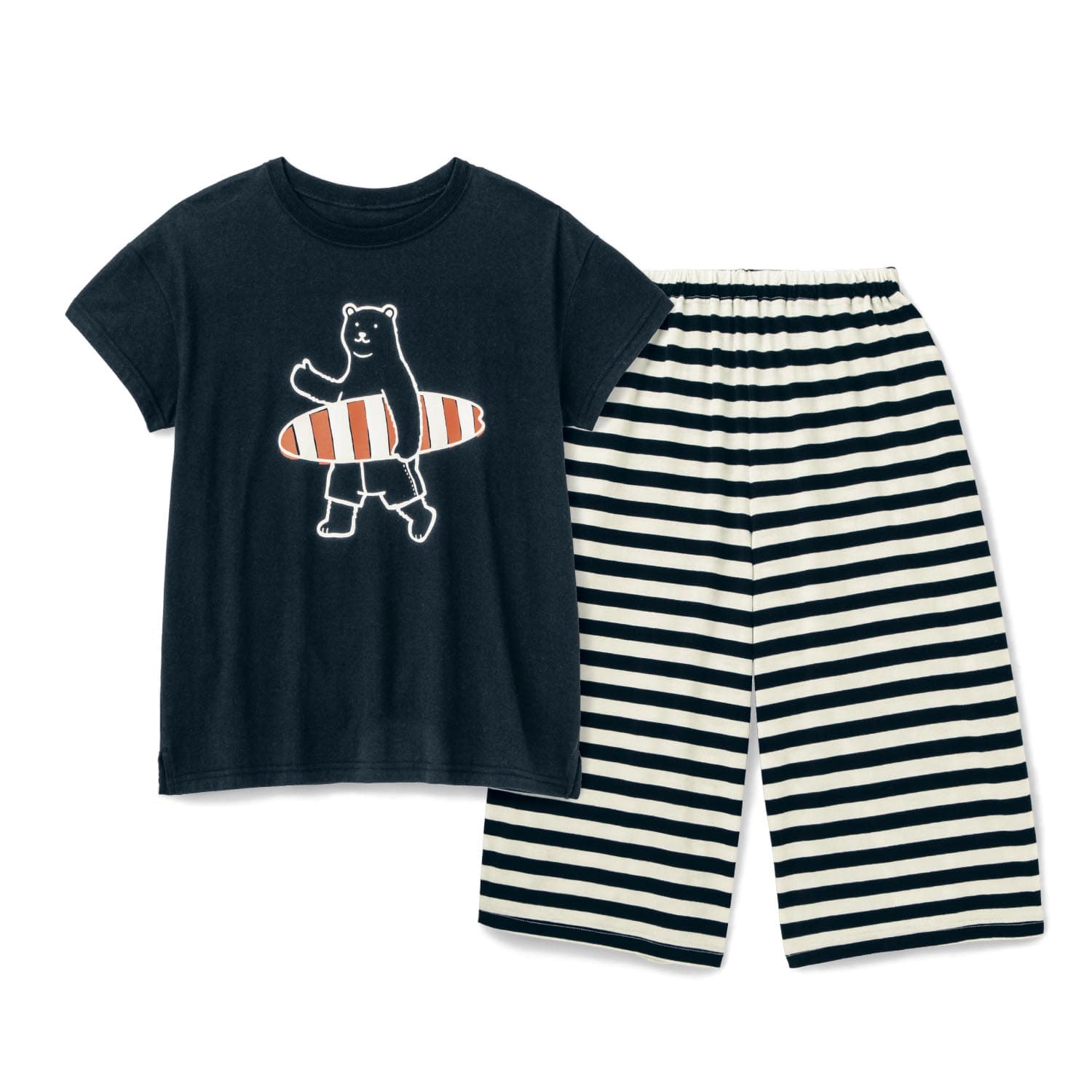 ベルメゾン 親子でお揃い薄くて涼しいレディースパジャマ シロクマ L L シロクマ ベルメゾン Jre Mall店 Jre Pointが 貯まる 使える Jre Mall