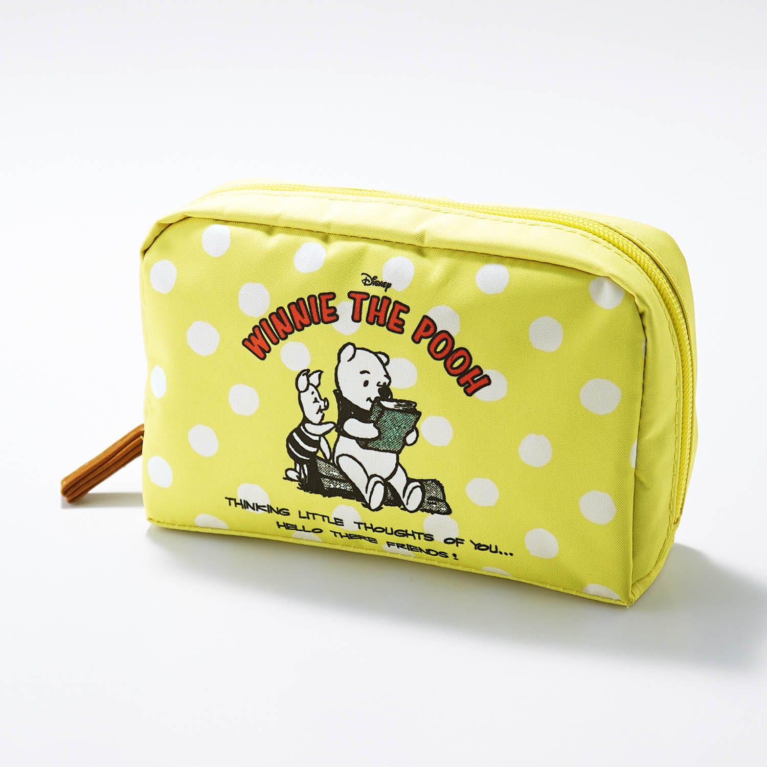 ベルメゾン ディズニー 印鑑と通帳が収納できるポーチ 選べるキャラクター くまのプーさん イエロー くまのプーさん イエロー ベルメゾン Jre Mall店 Jre Pointが 貯まる 使える Jre Mall